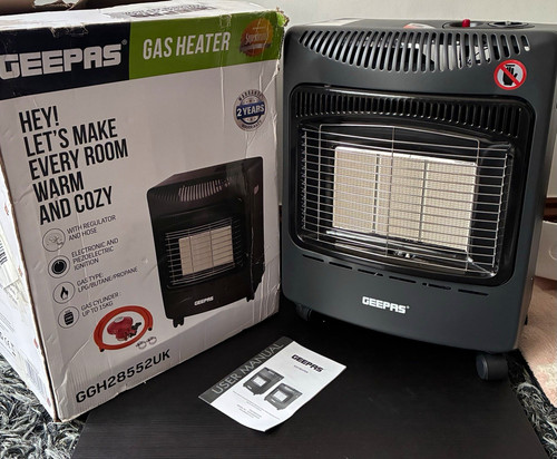 Geepas ggh28552uk portable gas - geepas,