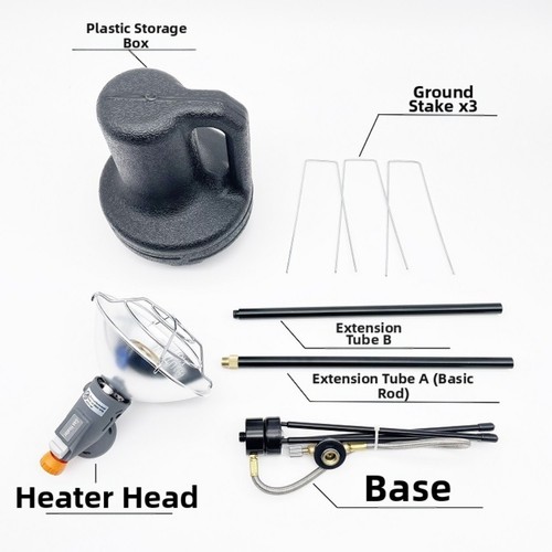 Compact portable gas heater - compact,
