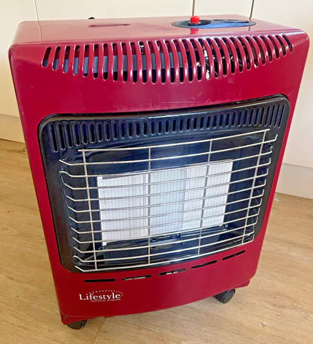 Portable floor gas - gas, red