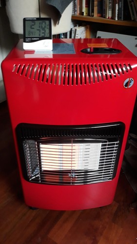 New 2kw portable fire calor - 4.2kw,