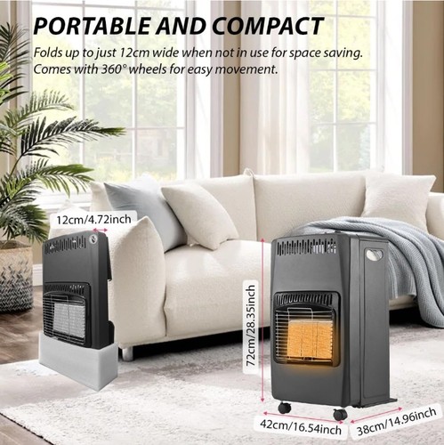 Gas heater indoor 2kw - 4.2kw, 3